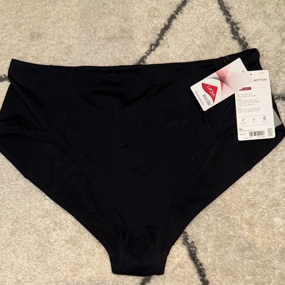 Athletes Black Bikini Bottom